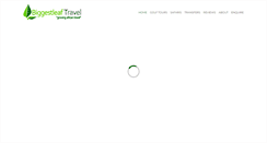 Desktop Screenshot of biggestleaftravel.com